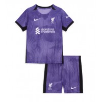 Liverpool Fußballbekleidung 3rd trikot Kinder 2023-24 Kurzarm (+ kurze hosen)